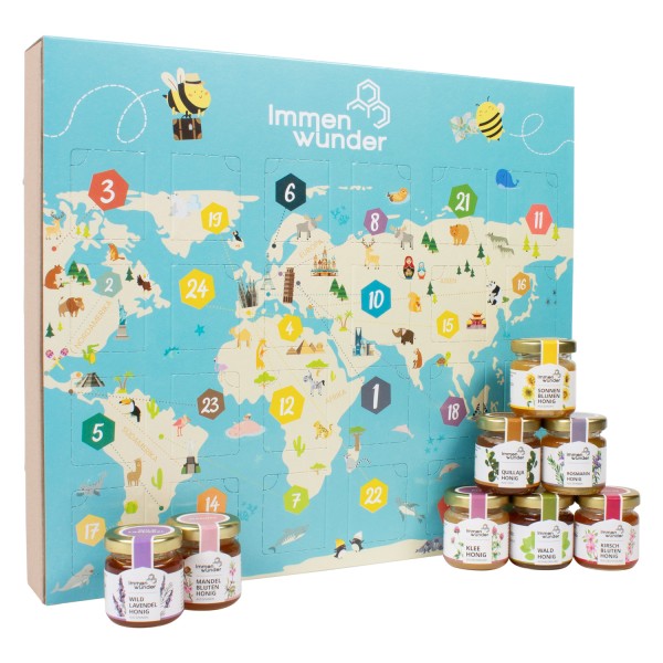 Immenwunder Honig Weltreiseset mit 24 Honigen 1200g