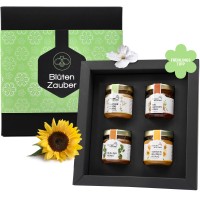 Immenwunder Honig Geschenk-Set "Blütenzauber" 4 x 50 g