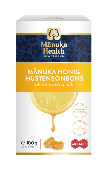 Manuka Health Lutschbonbons Zitrone und Manuka Honig MGO 400+ 100 g